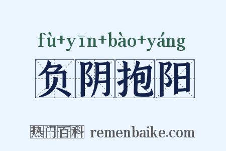 负阴抱阳是什么意思的图片